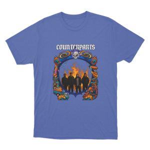 Counterparts Band Crew Unisex T Shirt Blue