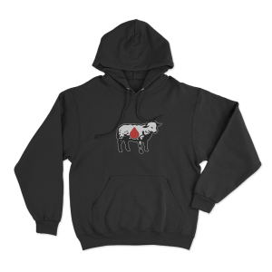 Lamb Unisex Hoodie Black