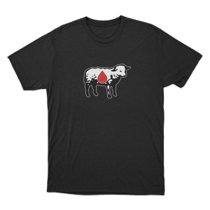 Lamb Unisex T Shirt Black